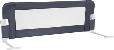 Produktbild von Faltbares Kleinkinderbettgitter mit verstellbaren Gurten, 121 x 40,5 x 42 cm, Grau
