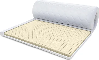 Produktbild von Topper 120x200 cm Matratzenauflage mit LATEX Matratzenschoner 5 cm Latexschaum H3