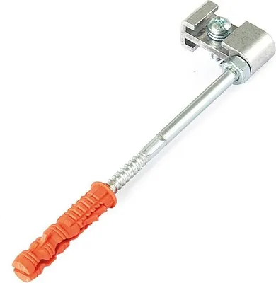 Produktbild von BRYZA Halterung für Rohrschelle + Schraube 180 mm mit Dübel