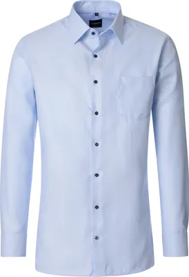 Produktbild von VENTI Herren Businesshemd Langarm Kent Comfort-Fit Hellblau 49