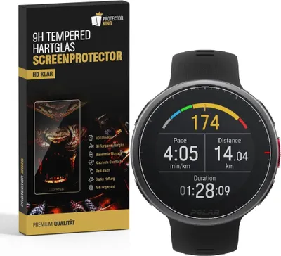 Produktbild von 4x 9H Hartglas für Polar Vantage V Smart Watch Displayschutz Panzerfolie Schutzglas KLAR Panzerglas Schutzfolie