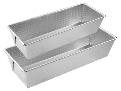 Image de Lot de 2 moules à cakes 25,5 x 11,2 cm et 30 x 11,5 cm Zenker Silver