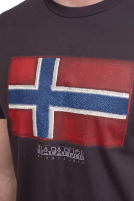 Immagine prodotto di NAPAPIJRI - T-shirt uomo con bandiera logo - Taglia S