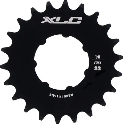 Produktbild von XLC Single Speed Ritzel 1/8', 22 Zähne, schwarz
