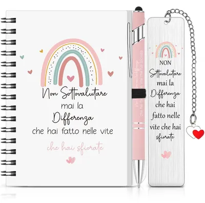 Imagen del producto de Kit de regalo para la motivación, que incluye un cuaderno y bolígrafos