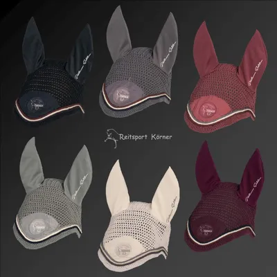 Produktbild von Eskadron Platinum Fliegenohren " ARTWORK " Größe - Warmblut Farbe - silvergrey