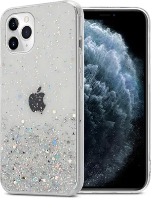 Produktbild von Cadorabo Hülle für Apple iPhone 11 Schutz Hülle in Transparent Handyhülle TPU Etui Glitter Cover Case Glitzer
