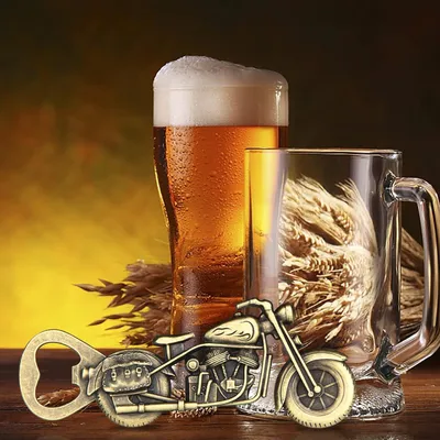 Produktbild von Einzigartiger Motorrad-Flaschenöffner für Männer - Perfektes Geschenk zum Vatertag und Geburtstag für Motorradliebhaber