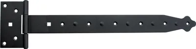 Produktbild von Kreuzgehänge T-Scharniere T-Bänder Gerollt 337 mm Halbschwere Schwarz