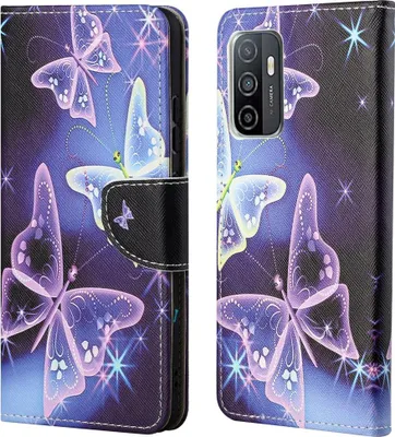 Produktbild von Samsung Galaxy A53 Hülle - Coverup Klapphülle - Schmetterlinge