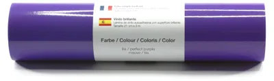Produktbild von Kreativplotter Vinylfolie glänzend LILA 21x300 cm