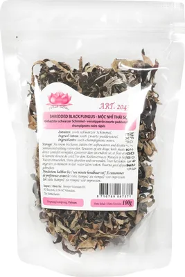 Produktbild von PL Moc Nhi Schwarze Pilze in Streifen getrocknet 100g