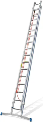 Produktbild von Mauderer Bavaria Seilzugleiter 960 mit Klapptraverse 2x16 Dreikantsprossen