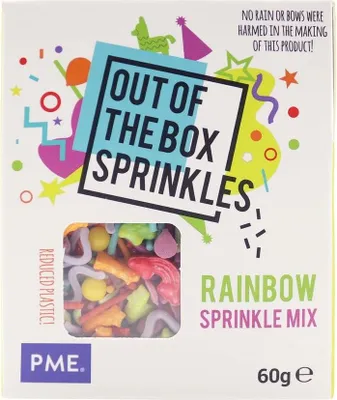 Produktbild von PME OTB01, Essbare Streusel, Mehrfarbig, Universal, Zucker, 396 kcal, 1657 kJ