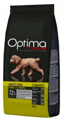 Immagine prodotto di Cibo secco per cani OPTIMANOVA Adult Mini Digestive Rabbit & Potato - 6 kg