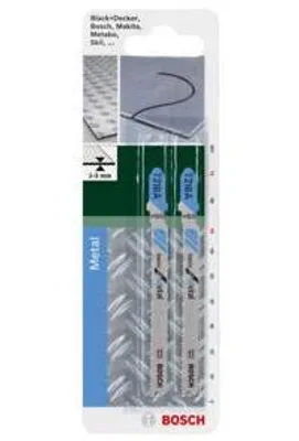 Obrázek produktu pro Bosch 2609256962, List pro přímočarou pilu, Kov, Vysokorychlostní ocel (HSS), 1,1 mm, 1,5 mm, 9,2 cm