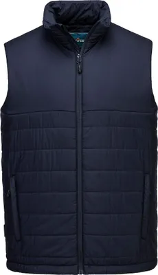 Produktbild von Professioneller Bodywarmer mit isolierten Lamellen – Größe S – Marine – Portwest