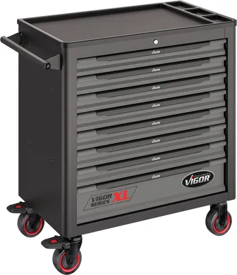 Produktbild von VIGOR Werkstattwagen Series XL Kunststoff-Arbeitsplatte leer V4481 LxBxH 919mm