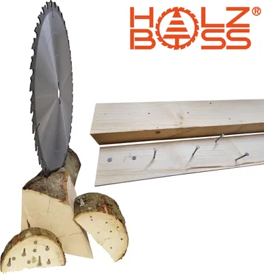 Produktbild von Holzboss ® HM-Sägeblatt " Nagelfest mit Spanabweiser " Typ FF-S 500 x 30 mm 36 x Zahn Bauholz Kreissägeblatt Brennholz Schalholz Profisägeblatt 500x30