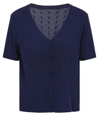 Produktbild von CALEY Damen Strickjacke - Navy, L