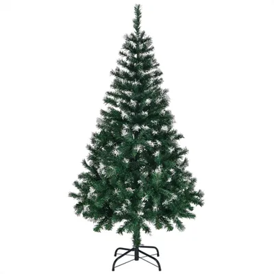 Produktbild von Weihnachtsbaum mit 480 Zweigen und stabilem Metallständer Künstlichen Weihnachten Tannenbaum 5 FT Grün