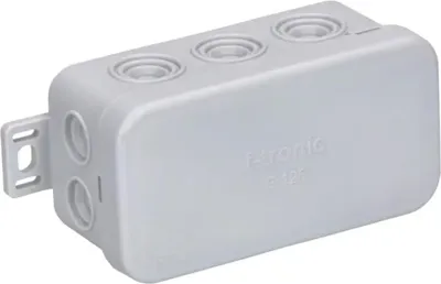 Productafbeelding van F-Tronic 7340141, aansluitdoos E126, 85x44x40mm, IP54, grijs