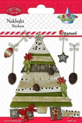 Produktbild von 3D-Aufkleber Weihnachtsbaum – Titanum