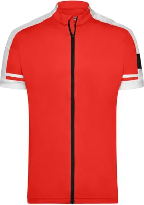 Produktbild von Men's Bike-T Full Zip Sportives Bike-Shirt red, Gr. S