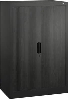 Produktbild von CP Omnispace Rollladenschrank schwarzgrau 2 Fachböden 80,0 x 42,0 x 123,0 cm