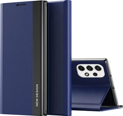 Immagine prodotto di Custodia Galaxy A52S 5G, Custodia magnetica in Finto cuoio con funzione stand per Samsung Galaxy A52S 5G blu navy