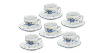 Obrázok produktu pre Thun 1794 Bernadotte, šálky a podšálky na espresso, 90 ml, Thun, 6 ks