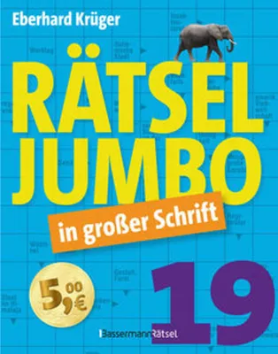 Produktbild von Rätseljumbo in großer Schrift 19