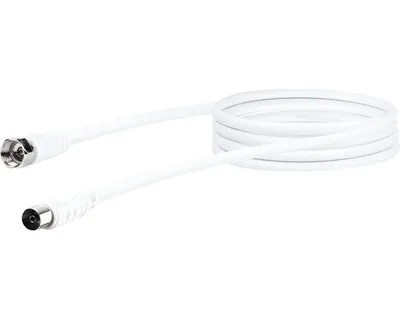 Obrázok produktu pre Schwaiger KVCK171 532, 1,5 m, F, IEC, Biela