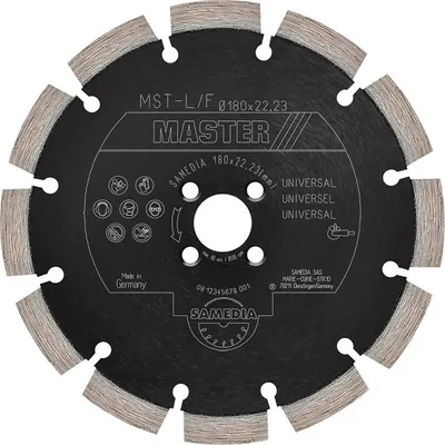 Produktbild von Samedia MST-L/F Diamant-Trennscheibe Ø 180 mm / 22,23 mm