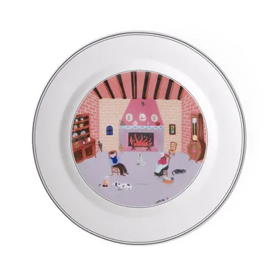 Obrázok produktu pre Sada štyroch jedálnych tanierov Villeroy & Boch, dizajn Naif, vhodná aj ako darčeková sada