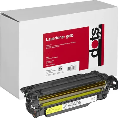 Produktbild von dots  gelb Toner kompatibel zu HP 507A (CE402A)