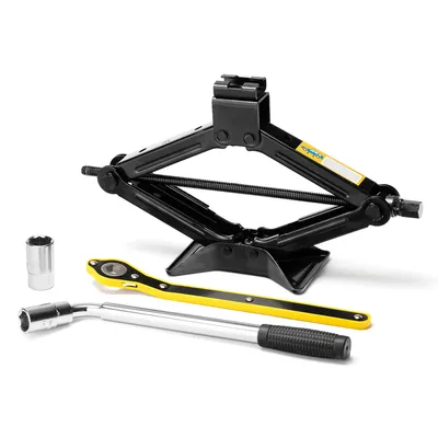 Produktbild von SEVICO 2T Wagenheber Scherenwagenheber Auto Lift PKW SUV MPV mit Ratschenschlüssel F262