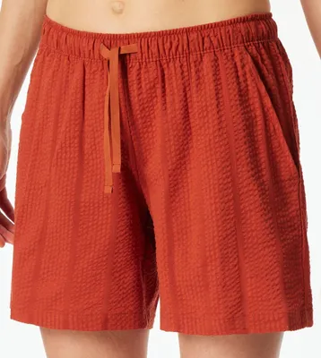 Image de Schiesser short de pyjama mix + relax terracotta femmes
