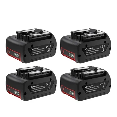Image de Batterie 18V Bosch, capacité 60Ah, batterie rechargeable Li-Ion, 4 batteries