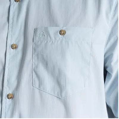 Produktbild von Craghoppers NosiLife Nuoro LS Shirt II Outdoor Hemd Herren, Größe:M, Farbe:Niagra Blue