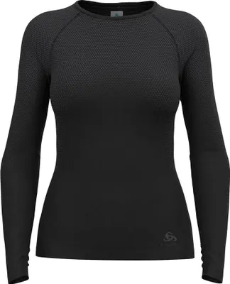 Produktbild von Odlo Crew Performance Light Eco Langarm-baselayer Schwarz XL Damen Schwarz XL