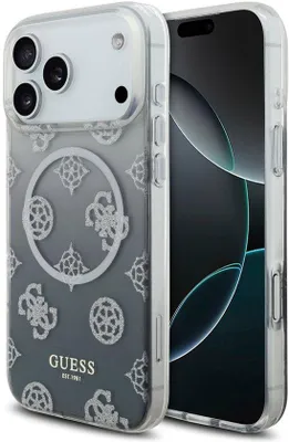 Zdjęcie produktu dla Etui GUESS na telefon iPhone 17 Pro Max w kolorze czarnym