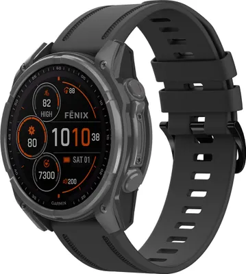Obrázek produktu pro Garmin Fenix 8 - 43 mm, Garmin Fenix 7s, Garmin Fenix 6s, Garmin Fenix 5s Řemínek: imoshion QuickFit silikonový řemínekje Line