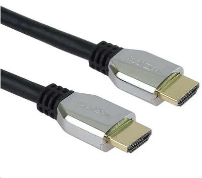 Image de Câble ULTRA HDMI 2.1 High Speed + Ethernet 8K@60Hz avec connecteurs plaqués or, 3 m