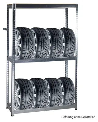 Metall Reifen-Regal 180 x 120 x 40cm Steckregal Stahl Steckmontage 8 Reifen Wand Stahl Metall Steckmontage Einfach Reifen Reifenständer Werkstattregal KFZ Regal Wand günstig online kaufen 17952 4031765179522 925099 Stabilo-Fachmarkt.de Dema