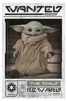 Immagine prodotto di Star Wars: The Mandalorian - Maxi poster "The Child Wanted" CD1359 (taglia unica) (colorato)