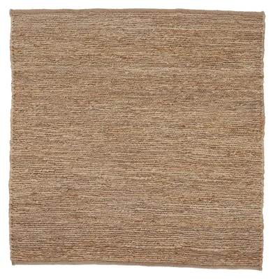 Produktbild von Juteteppich Nala Quadrat Beige 200x200 cm | Moderner Teppich für Wohn- und Schlafzimmer
