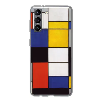 Produktbild von MuchoWow® Handyhülle Schutzhülle Hülle für Samsung Galaxy S21 Komposition A - Piet Mondrian Silikon Softcase Handy Hülle - Softcase
