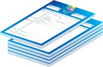 Produktbild von PRICARO Telefonnotizblock, A6, Computer, 5 Stück