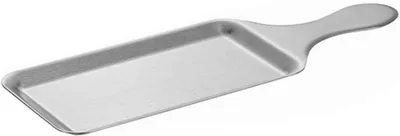 Produktbild von FUBESK goldfarbenes Edelstahltablett, 30 cm, für Partys, Buffets und Speisen